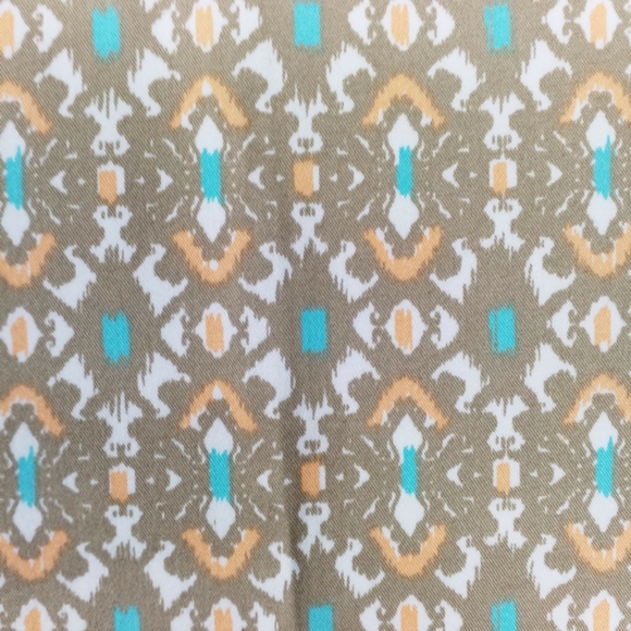 Ruby Road Multicolor Print Cropped Casual Flat Front Capri Pants Womens Size 12 - Picture 12 of 12